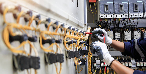 Professional Electrician technician working in Manassas Park, VA